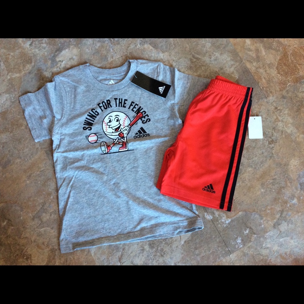 Boy’s adidas shorts sets NWT